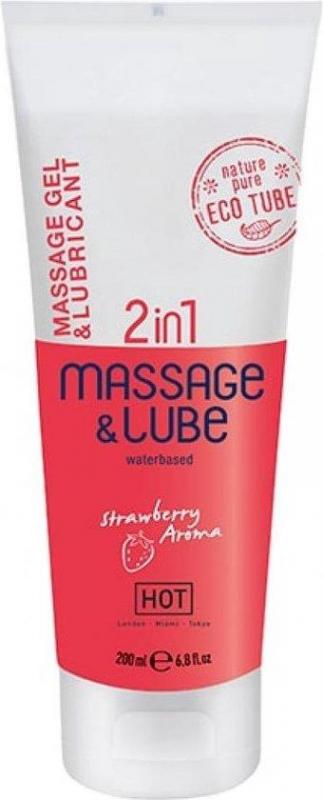 HOT Massage  Glide Gel 2 in 1 - 200 ml,