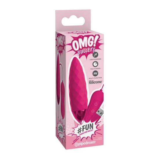 Omg Fun Vibrating Bullet Pink