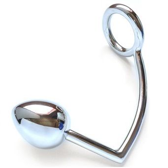 Metalhard Cock Ring With Anal Bead