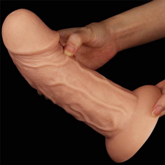 LoveToy Realistic Curved Dildo 9,5