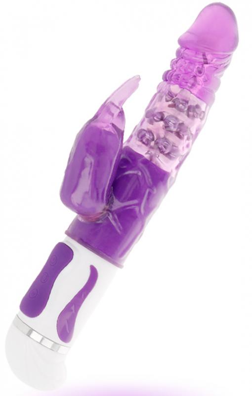 Intense Guppy Vibrator Rabbit Purple