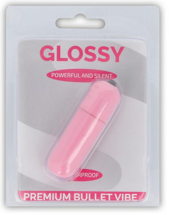 Glossy Premium Bullet Vibe Pink 10v