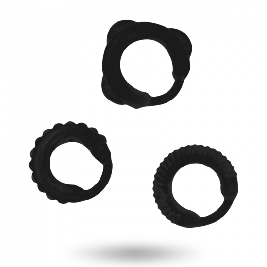 Addicted Toys C-Ring Set Black