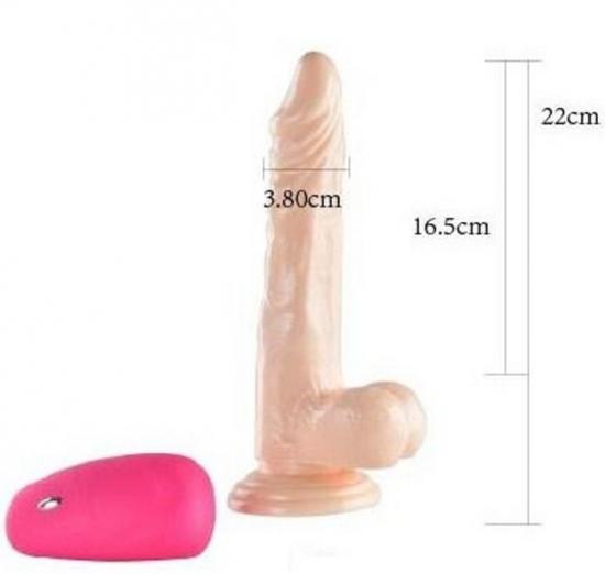 Flesh Diamond Vibrator 8.5