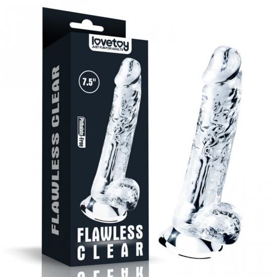 LoveToy Flawless Clear Dildo 7.5