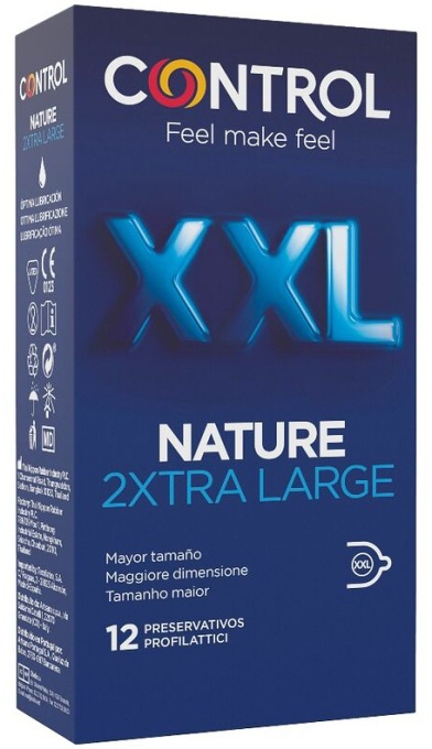 Control Nature 2xtra Large Xxl Condoms - 12