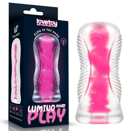 LoveToy Lumino Play Masturbator 6.0" Pink Glow