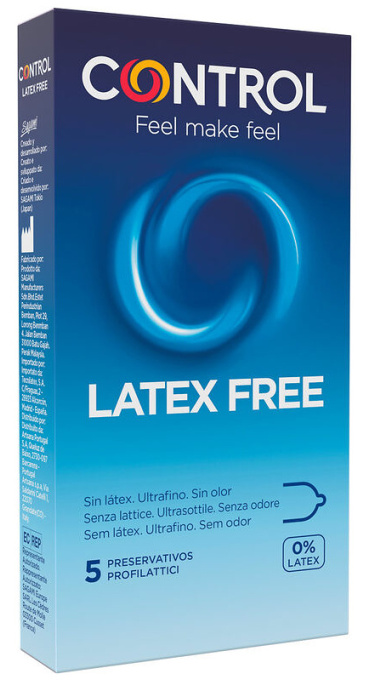 Control Free Sin Latex Condoms 5 Units