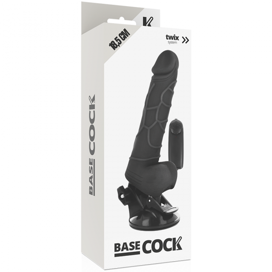 Basecock Realistic Vibrator RC Black 18.5c