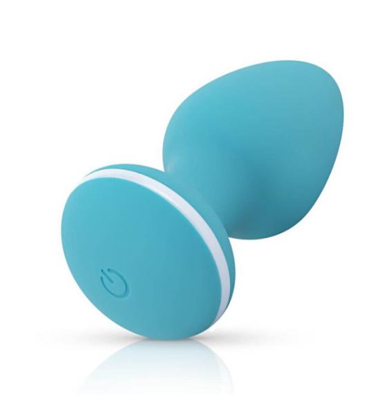 Cala Azul Blanca Vibrating Anal Plug