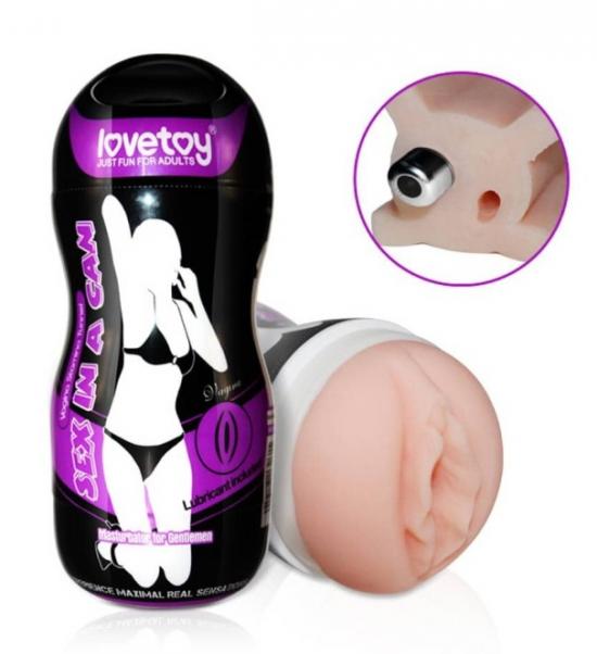 LoveToy Sex In a Can Vibrating Vagina Stami