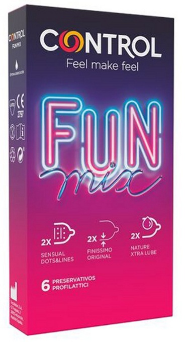 Control Feel Fun Mix 6 Uds