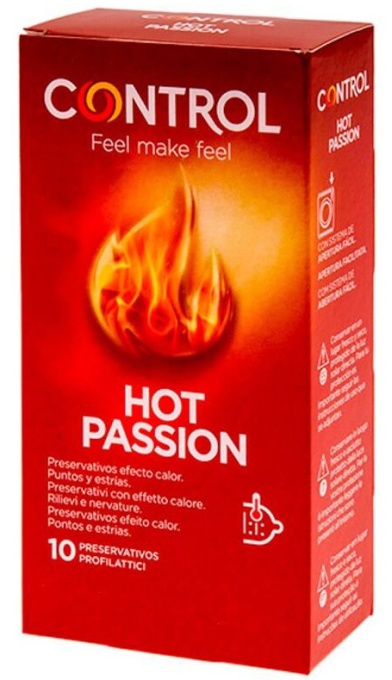 Control Hot Passion Warming Effect 10 Un