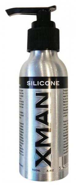 X-Man Silicone Lubricant 100ml, lubrikační a masážní gel na silikonové bázi