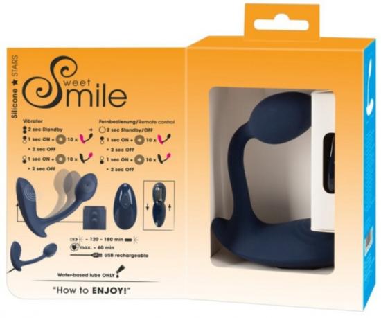 Sweet Smile RC Bendable Panty Vibrator Black