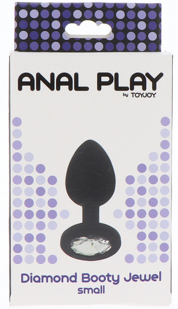 ToyJoy Diamond Booty Jewel Black Small