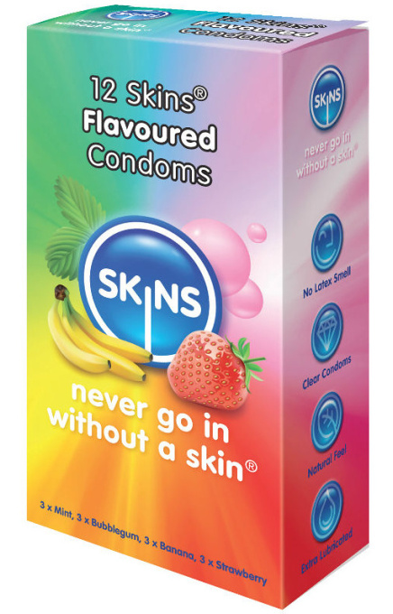 Skins Condom Flavours 12 Pack