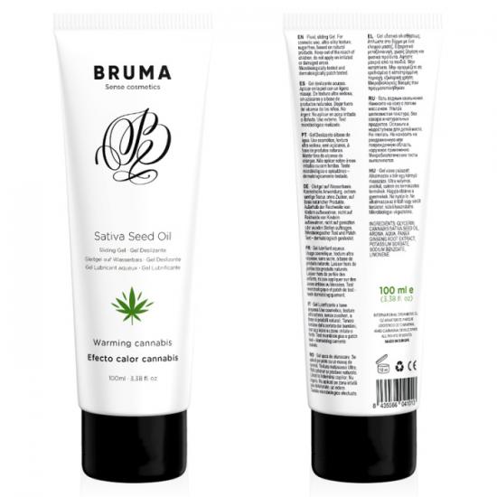 Bruma Sativa Seed Oil 100ml hřejivý s