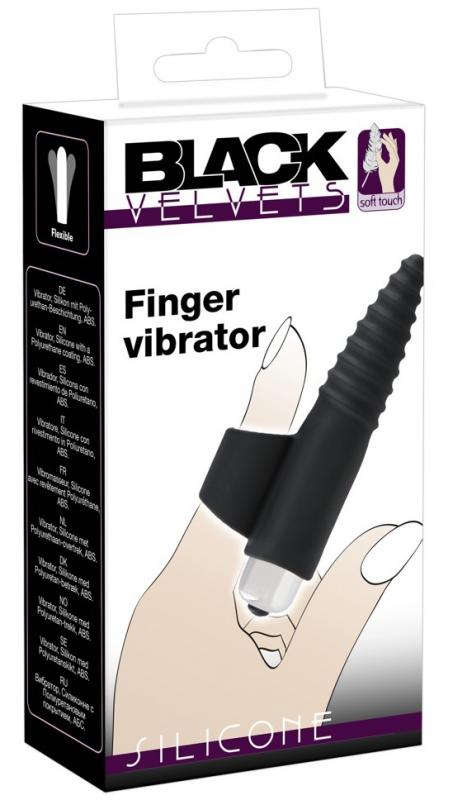 Balck Velvets Finger Vibrator