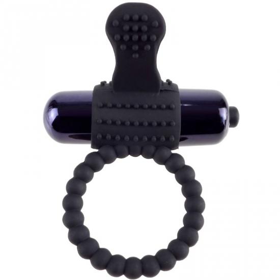 Anillo Vibrator De Silicona Negro