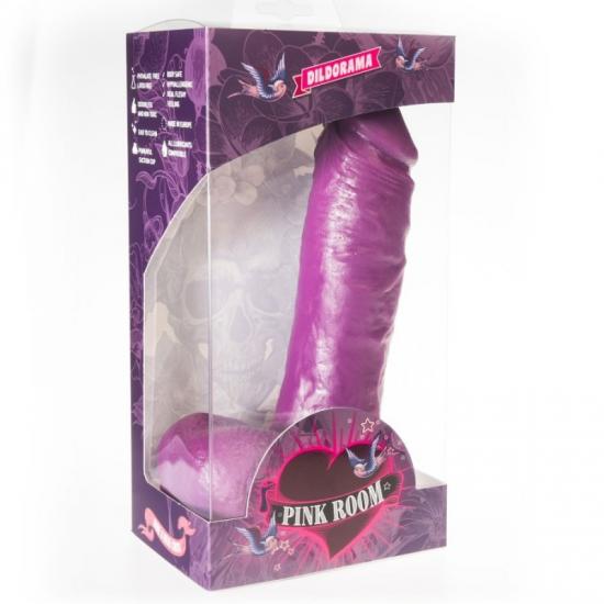 Anton Realistic Dildo Purple 21.5 Cm