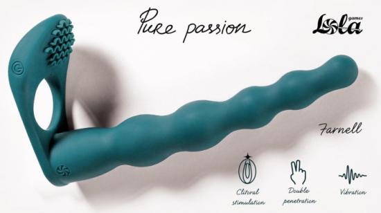 Lola Games Strap-on Pure Passion Farnell Wine Green