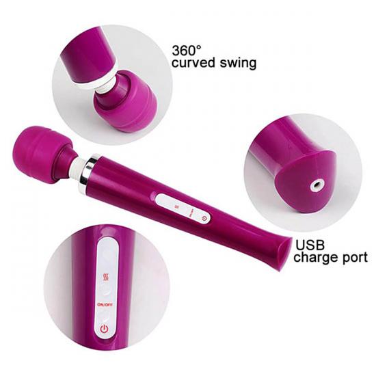 Magic Wand Massager USB fialová