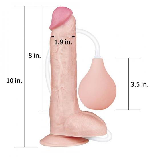 Stříkající dildo Lovetoy SQUIRT EXTREME 10