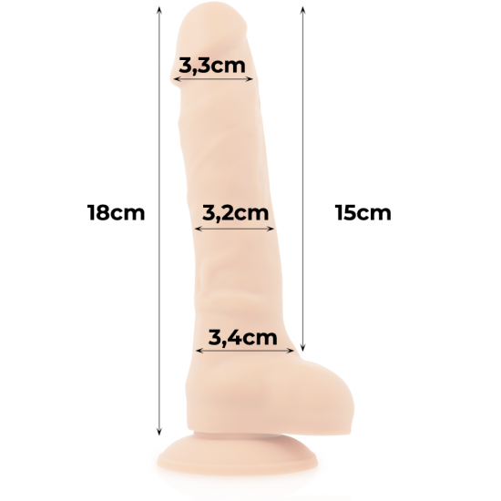 Cock Miller Silicone Double Density Super Flexible Dildo Skin 18cm