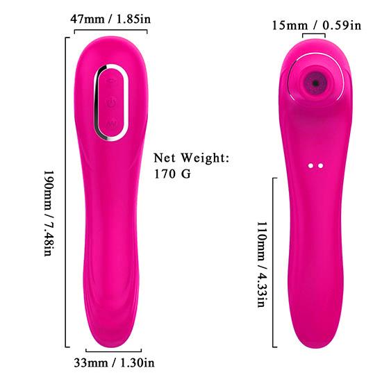 Boss Series Sucking Massager 1.0 Pink