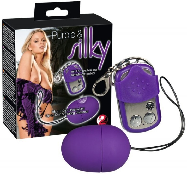 You2Toys Purple &amp;amp; Silky, bezdrátové vibrační vajíčko You2T