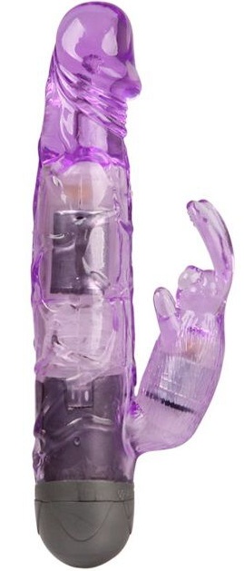 Lover Vibrator With Rabbit Purple