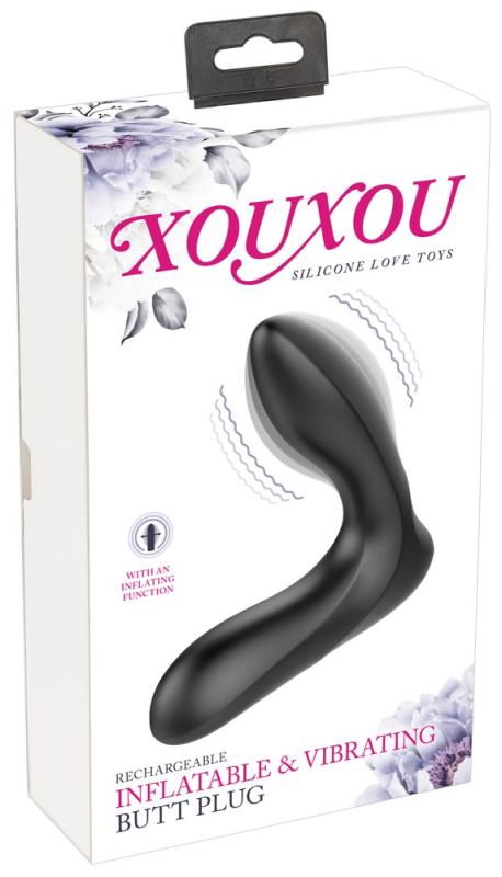 XOUXOU Inflatable Vibrating Prostate Plug