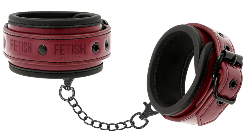 Dark Room Ankle Cuffs Vegan Leather