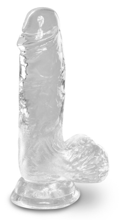 Pipedream Pipedream King Cock Clear 5&quot; Cock with Balls dildo