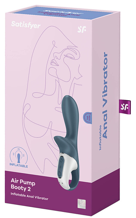 Satisfyer Air Pump Booty 2 anální 17,5 x 4 cm