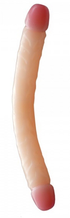 Seven Creations Double Solid Jelly Dong Oboustranné dildo 33 cm
