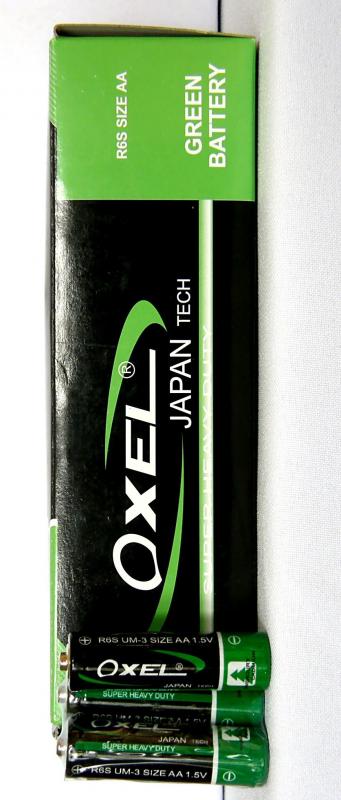 Baterie tužkové AA -Oxel R06S, (UR6)