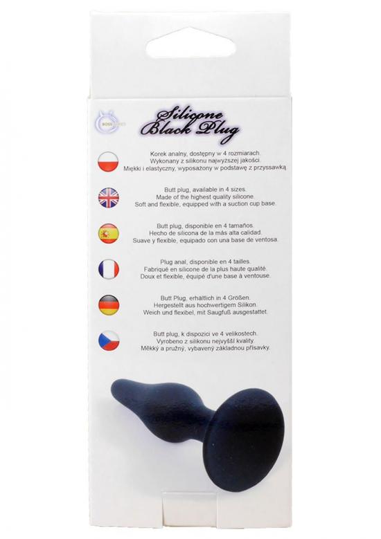 Plug Silicone Black Large