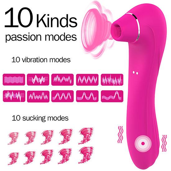 Boss Series Sucking Massager 1.0 Pink