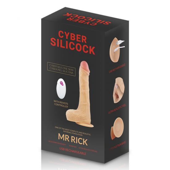 CYBER SILICOCK DÁLKOVÉ OVLÁDÁNÍ REALISTICKÝ MR RICK