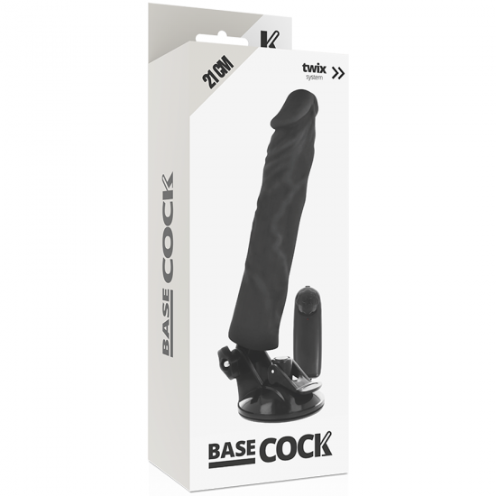 Basecock Realistic Vibrator RC Black 21cm