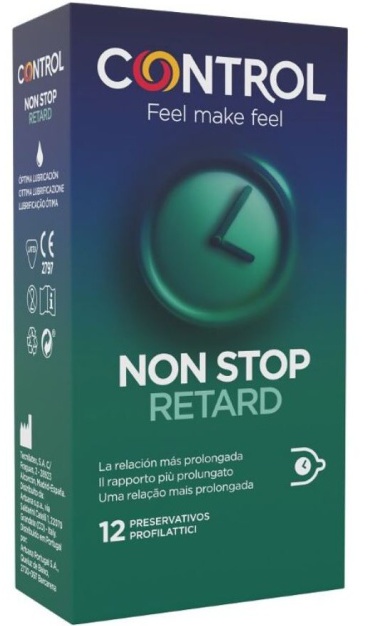 Control Non Stop Retard Condoms 12 Units