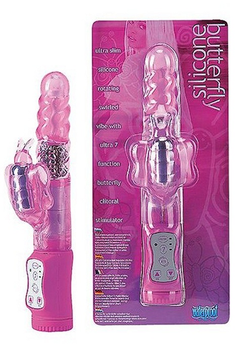 Butterfly Silicone Pearl Vibrator