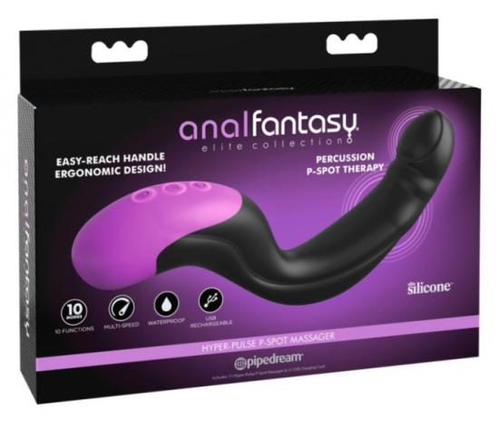 Anal Fantasy Hyper Pulse P-Spot Massager Black