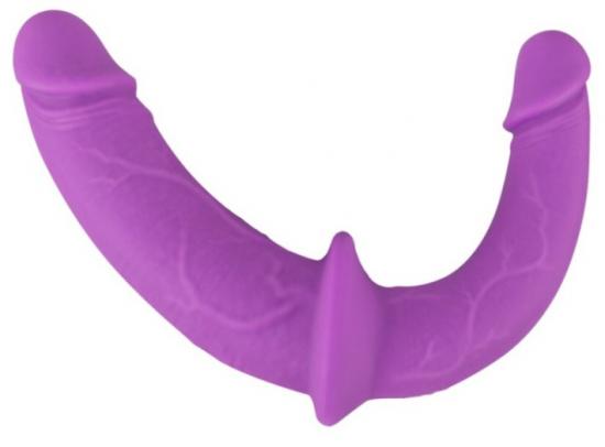 Sweet Smile Super Soft Double Strap On Purple