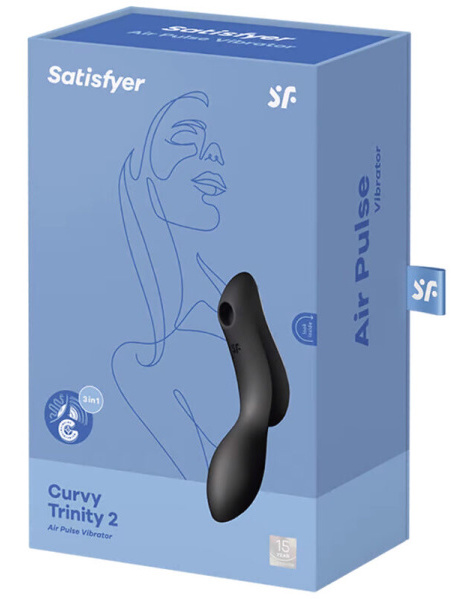 Satisfyer Curvy Trinity 2 Air Pulse Black