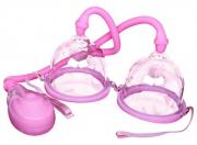 Vakuová pumpa na prsa zvětšení ELETRIC DREAM TOYS BREAST ENLARGEMENT PUMP