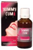 Kapky Yummy Cum pro muže 30ml