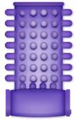Casual Ring Vibrating Sleeve Purple